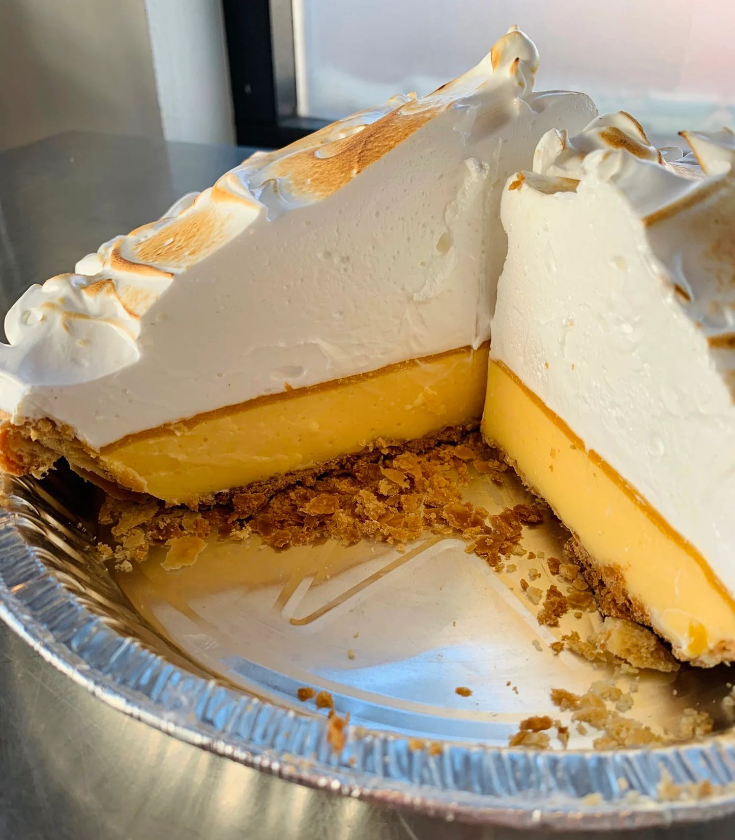 Tarte de limão e maracujá