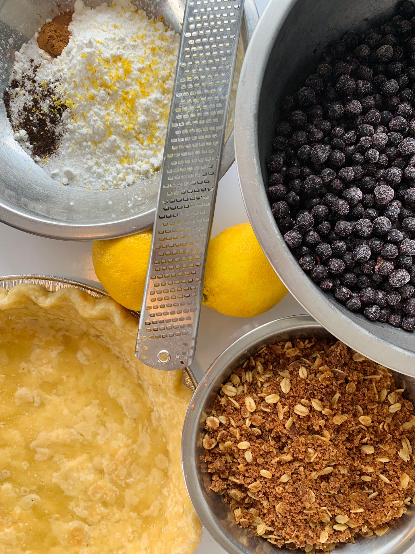 Blueberry Crumble (Crumble de Mirtilo)