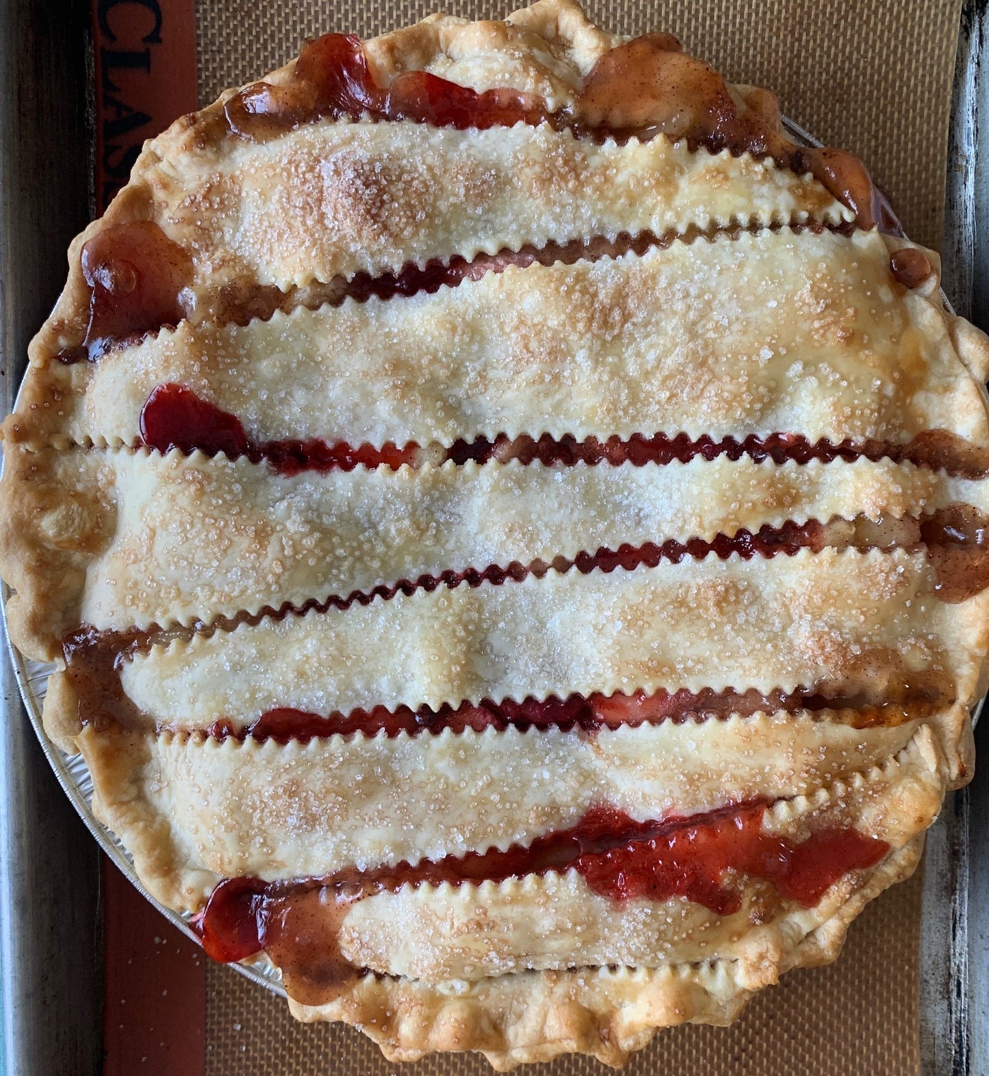 Peach Raspberry (Tarte de Pêssego e Framboesa)