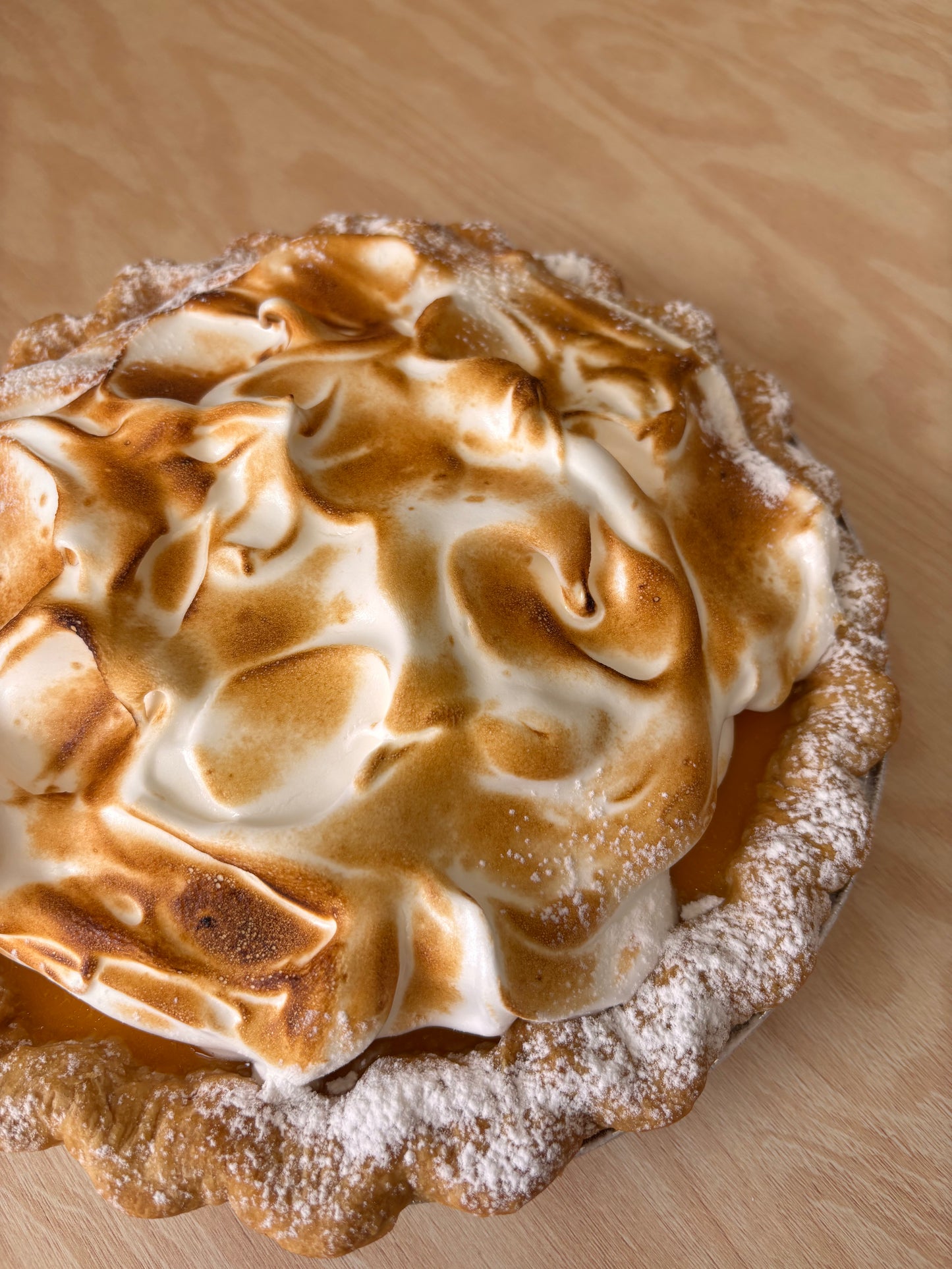 Tarte de limão e maracujá