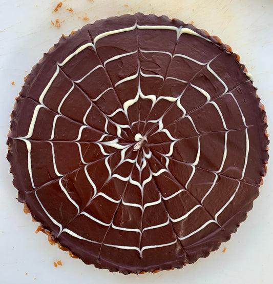 Nutty Millionaire’s Tart - Tarte de caramelo, chocolate e frutos secos