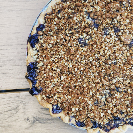 Blueberry Crumble (Crumble de Mirtilo)