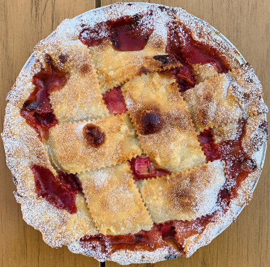 Rhubarb Strawberry (Tarte de Ruibarbo e Morango)